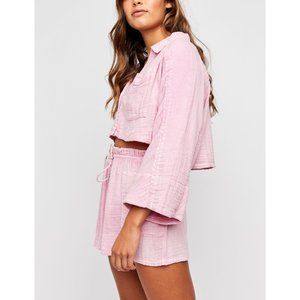 NWT Free People Elora Set / Bubble Gum